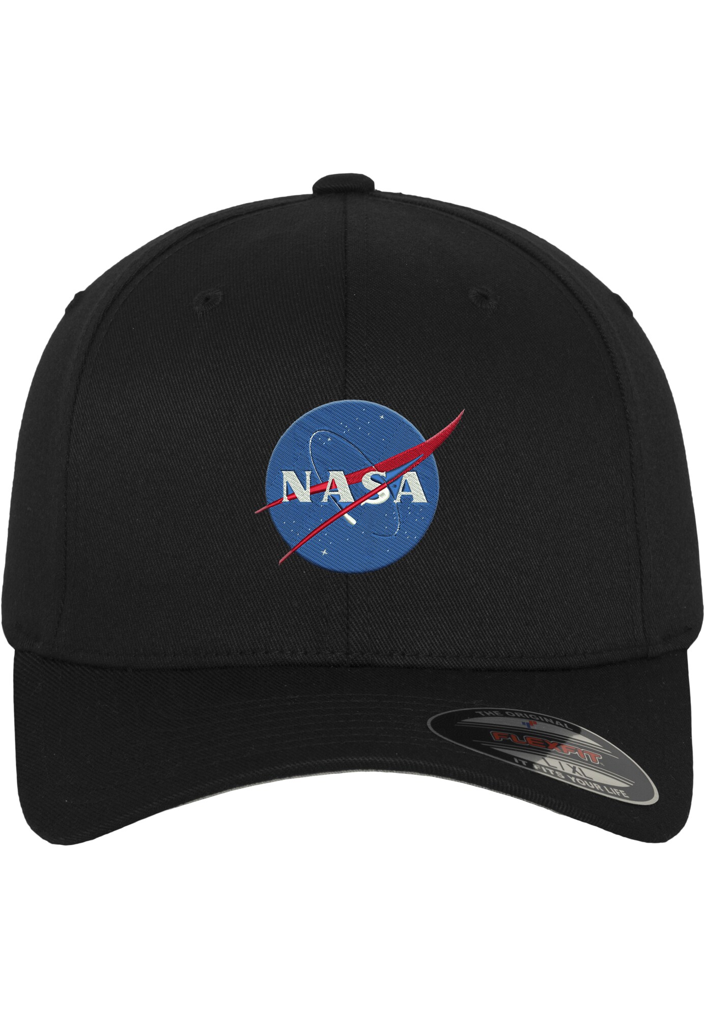 Čiapka NASA modrá červená čierna Mister Tee