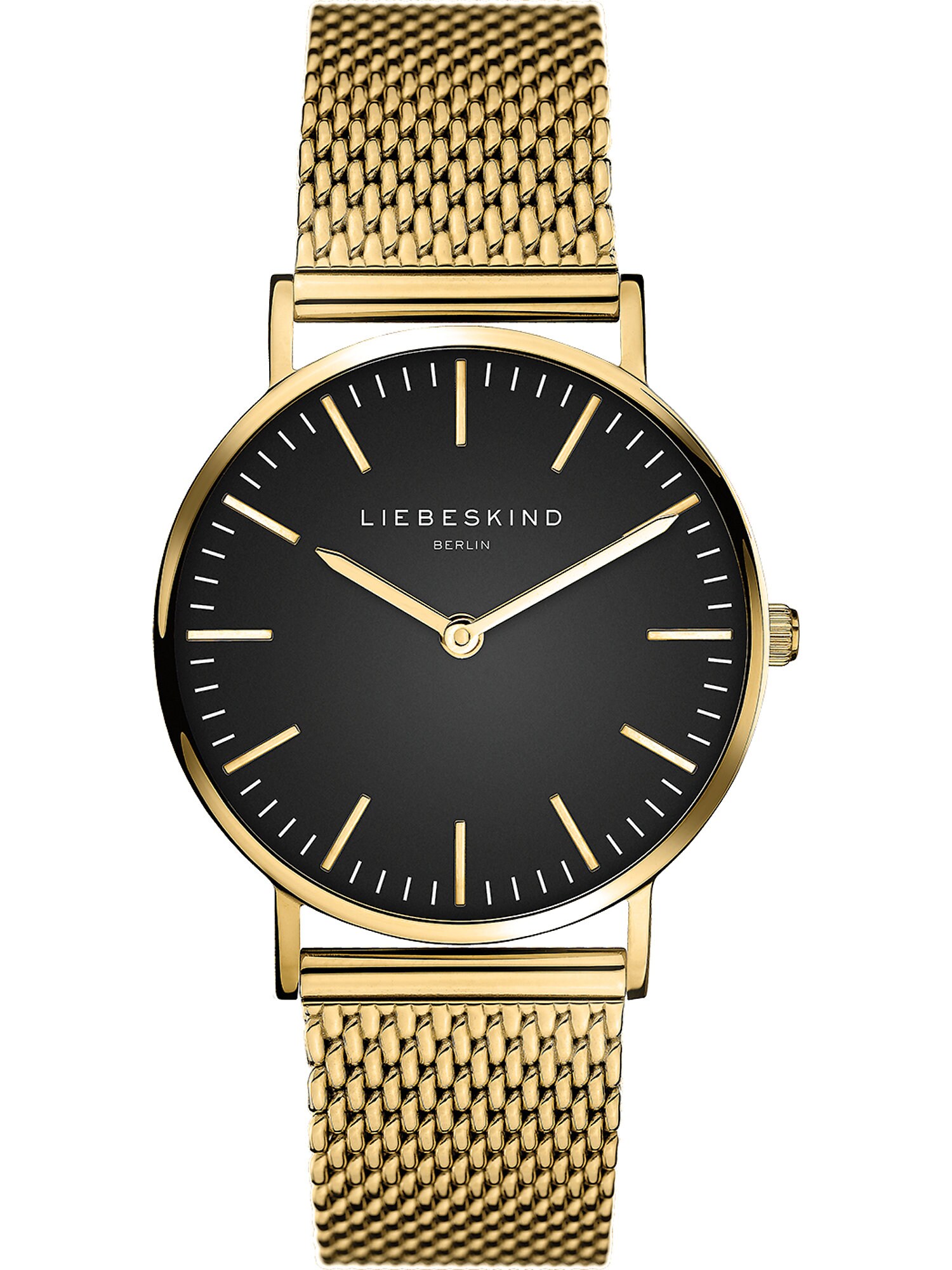 Analógové hodinky New Case zlatá čierna Liebeskind Berlin